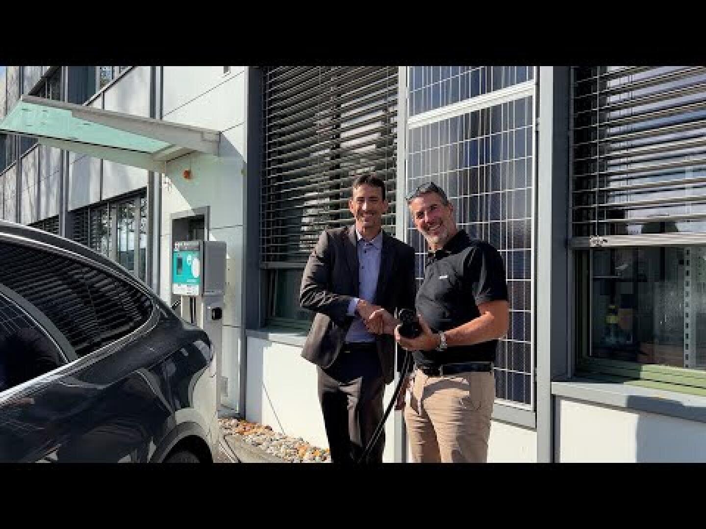 Video preview for a practical example from the Swiss charging infrastructure published by WAGO Switzerland. According to the description, the video shows the evpass public charging network with almost 3,000 charging points and the use of WAGO components in the charging stations.
