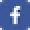 Ein weißer Kleinbuchstabe f, zentriert auf einem blauen quadratischen Hintergrund, der das Facebook-Logo darstellt.